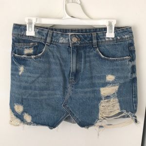 Zara denim skirt